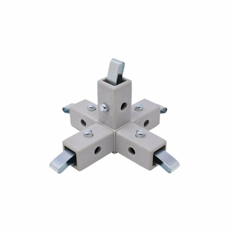 EZTUBE 5-Way Gray Connector  Quick-Release 200-321 GY-QR 200-321 GY-QR